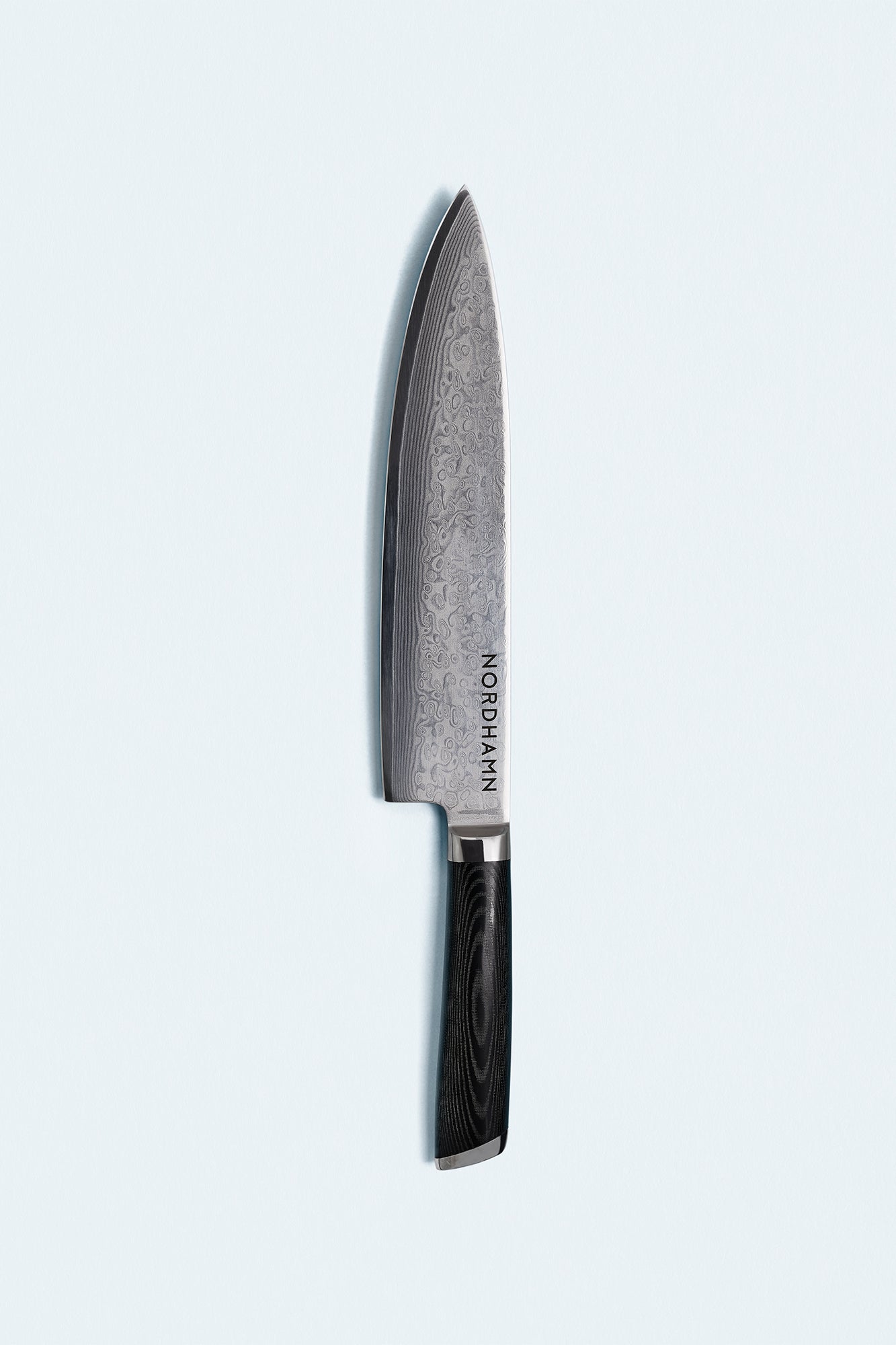 Kockkniv, 20 cm, från Nordhamn mot ljus bakgrund
