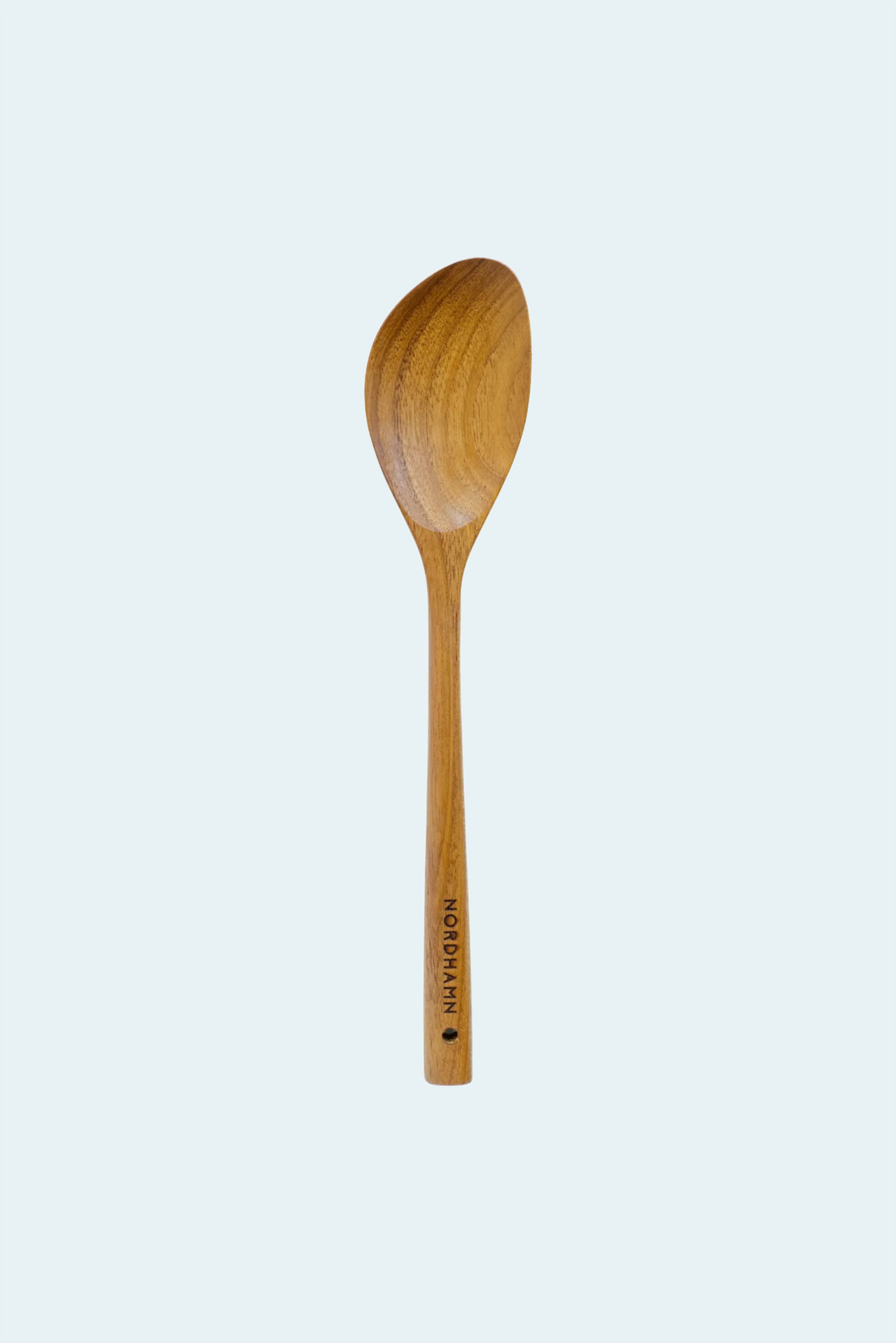 Rörslev, 33 cm, i teak mot ljus bakgrund